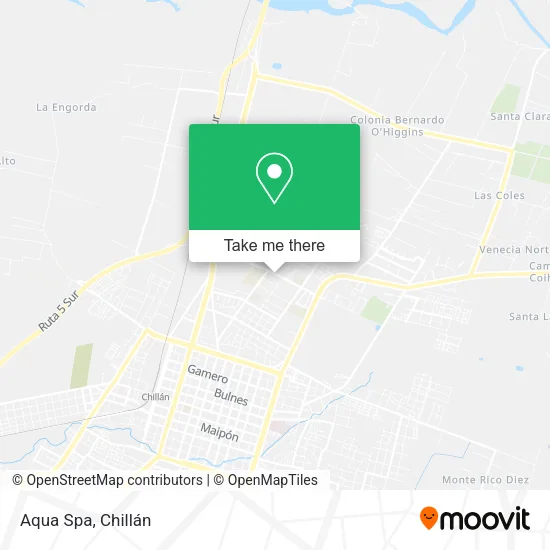 Aqua Spa map