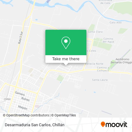 Desarmaduria San Carlos map