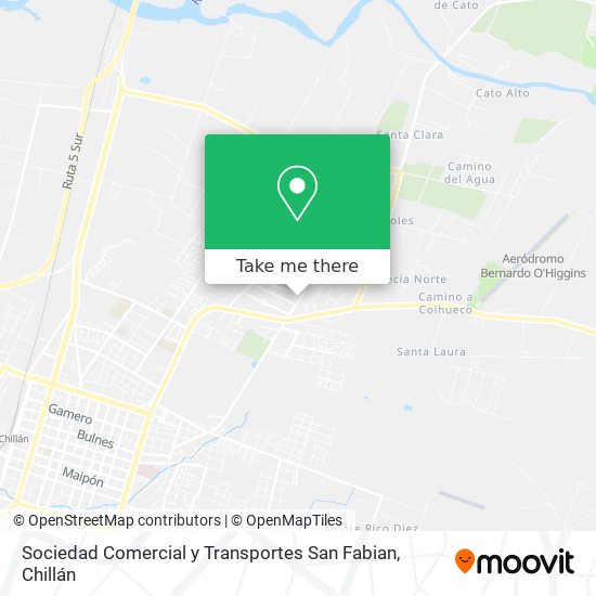 Sociedad Comercial y Transportes San Fabian map