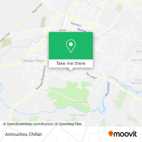 Anticuchos map