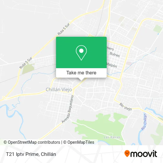 Mapa de T21 Iptv Prime
