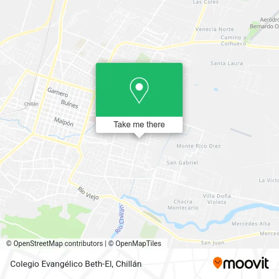 Colegio Evangélico Beth-El map