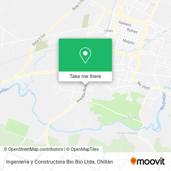Ingenieria y Constructora Bio Bio Ltda map