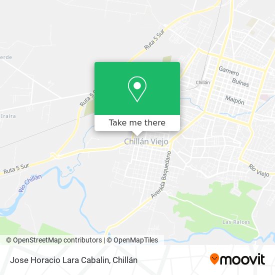 Jose Horacio Lara Cabalin map