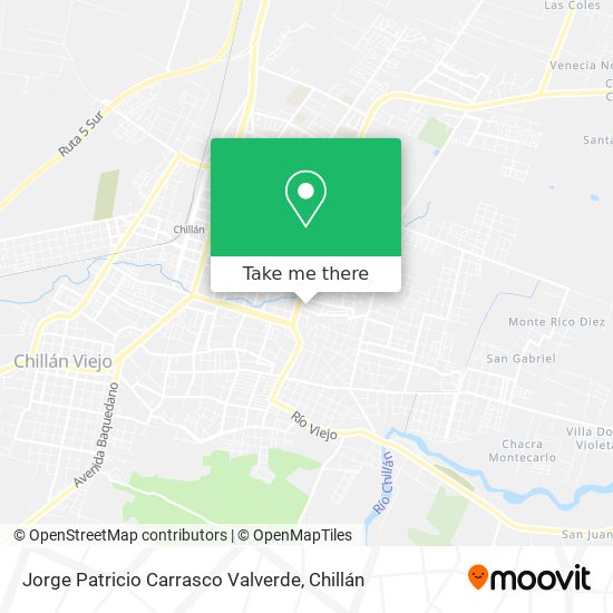 Jorge Patricio Carrasco Valverde map