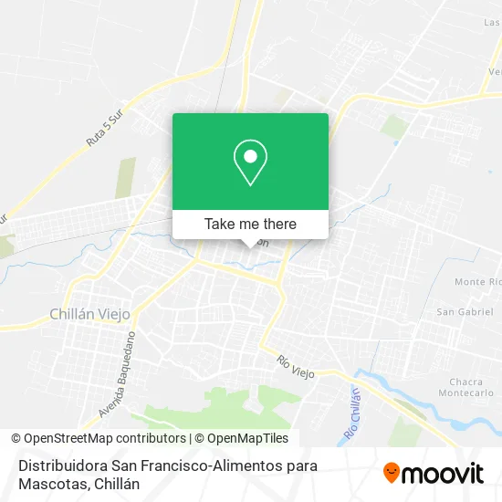 Mapa de Distribuidora San Francisco-Alimentos para Mascotas