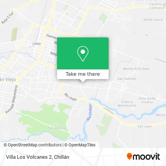 Villa Los Volcanes 2 map
