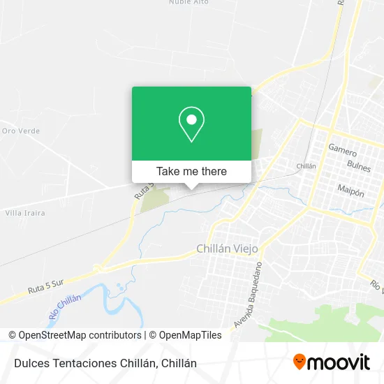 Dulces Tentaciones Chillán map