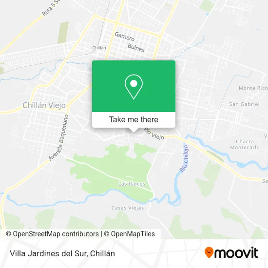 Mapa de Villa Jardines del Sur
