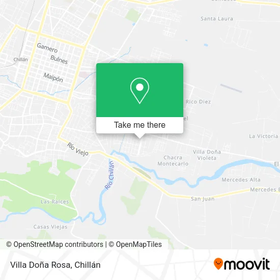 Villa Doña Rosa map