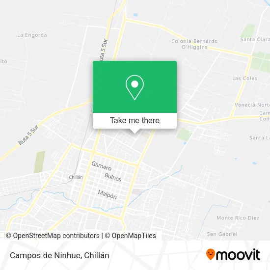 Campos de Ninhue map