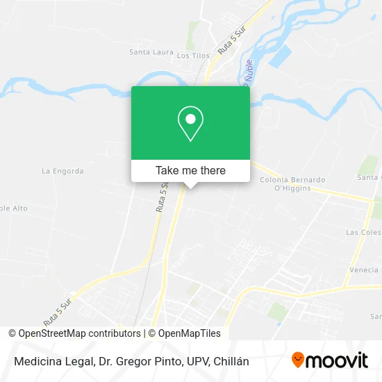 Mapa de Medicina Legal, Dr. Gregor Pinto, UPV