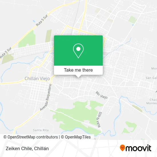Zeiken Chile map