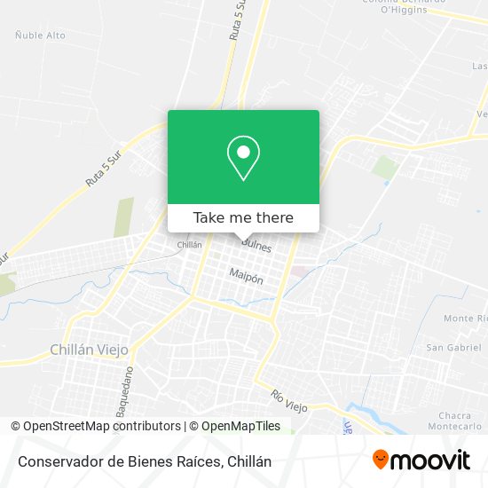 Conservador de Bienes Raíces map