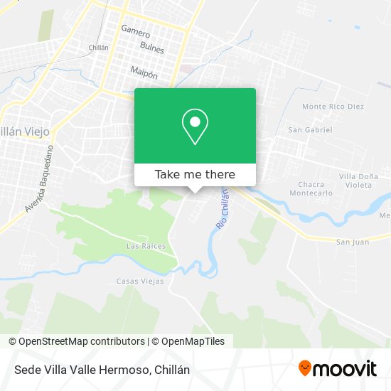 Sede Villa Valle Hermoso map