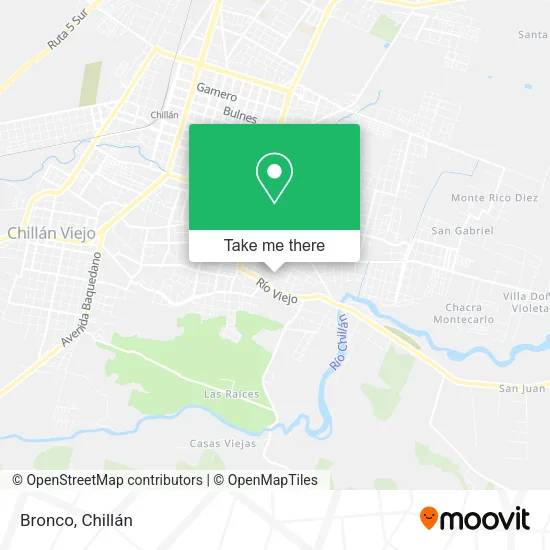Bronco map