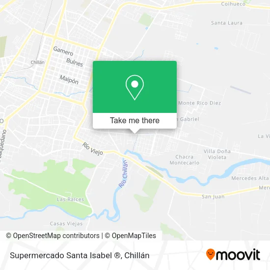 Supermercado Santa Isabel ® map