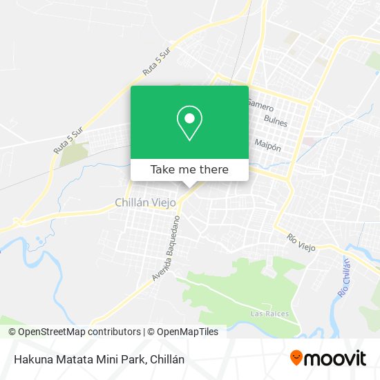 Mapa de Hakuna Matata Mini Park