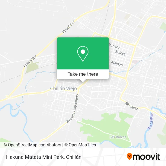 Mapa de Hakuna Matata Mini Park