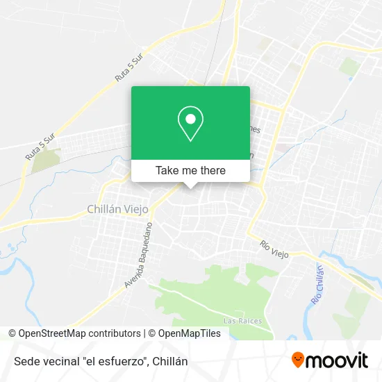 Mapa de Sede vecinal "el esfuerzo"