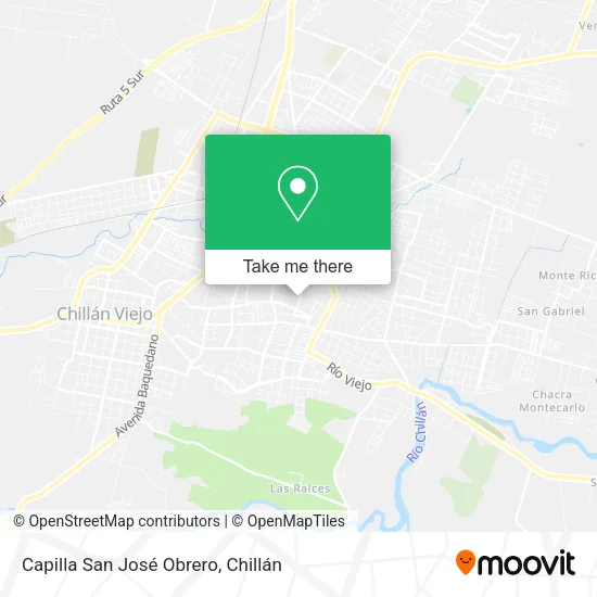 Mapa de Capilla San José Obrero