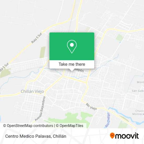Mapa de Centro Medico Palavas