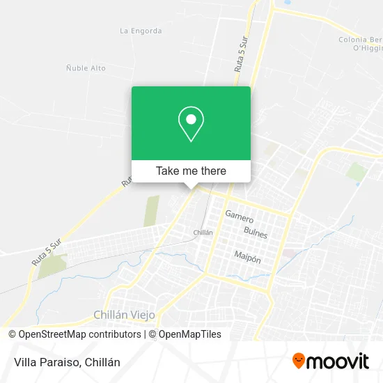 Villa Paraiso map