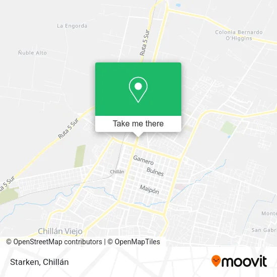 Starken map
