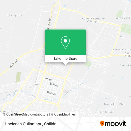 Hacienda Quilamapu map