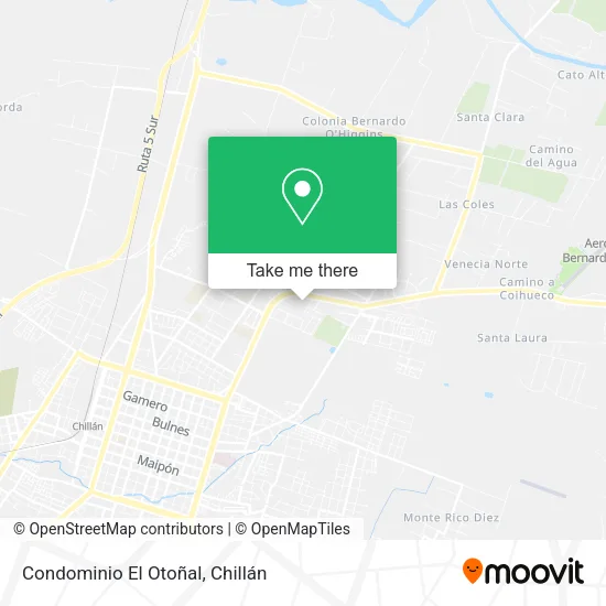 Condominio El Otoñal map