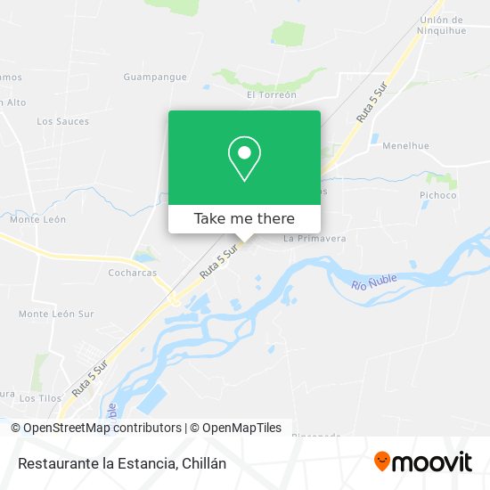 Restaurante la Estancia map