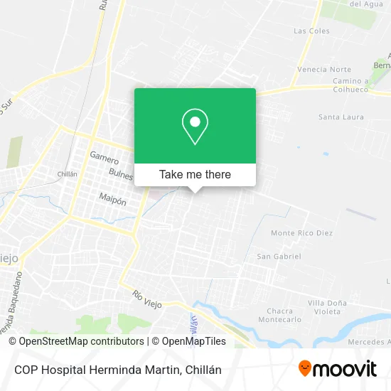 COP Hospital Herminda Martin map