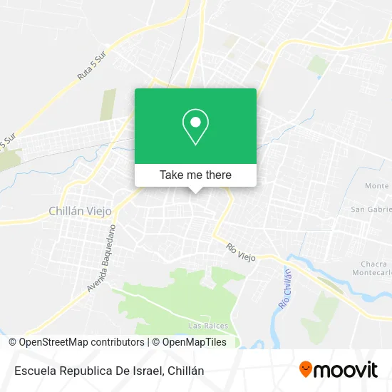 Escuela Republica De Israel map