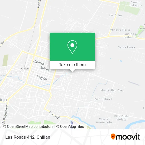 Las Rosas 442 map