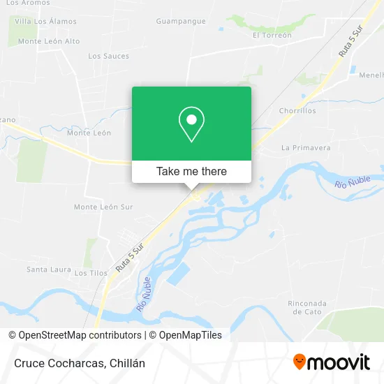Cruce Cocharcas map