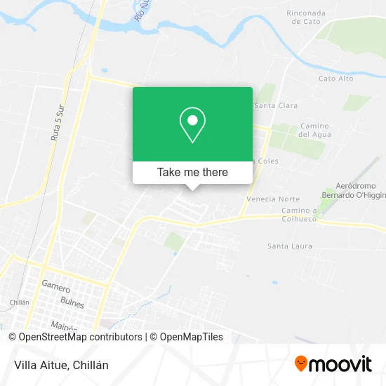 Villa Aitue map