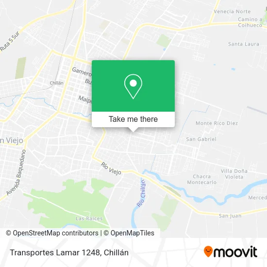 Transportes Lamar 1248 map