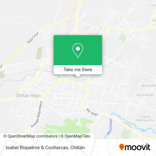 Mapa de Isabel Riquelme & Cocharcas