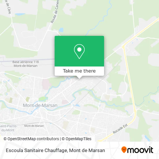 Escoula Sanitaire Chauffage map