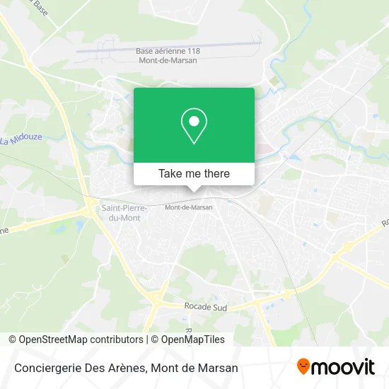Conciergerie Des Arènes map