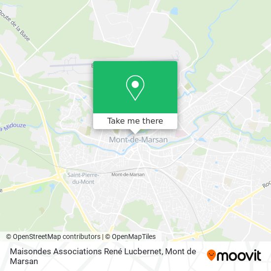 Mapa Maisondes Associations René Lucbernet