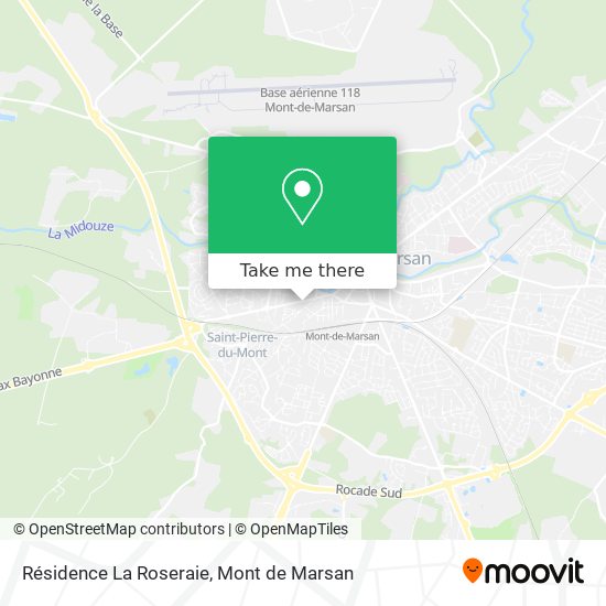 Résidence La Roseraie map