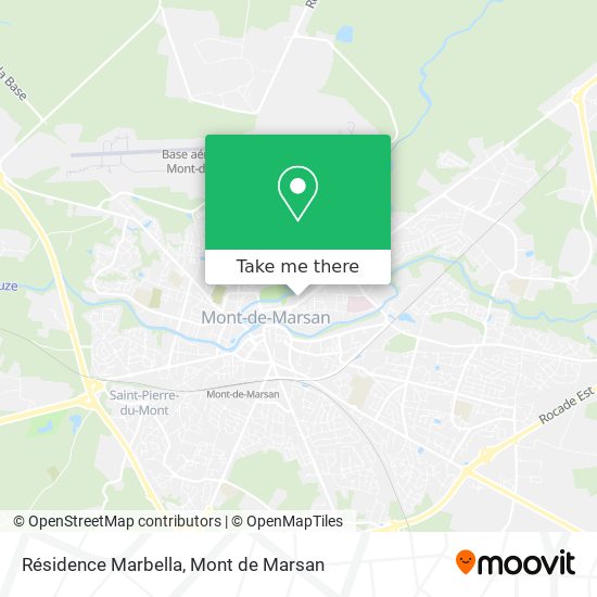 Résidence Marbella map