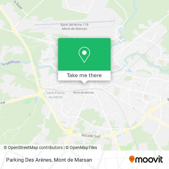 Parking Des Arènes map