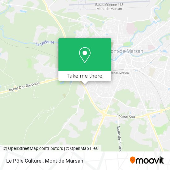 Mapa Le Pôle Culturel