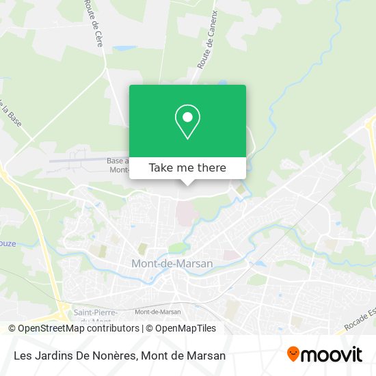 Les Jardins De Nonères map