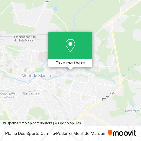 Mapa Plaine Des Sports Camille-Pédarré