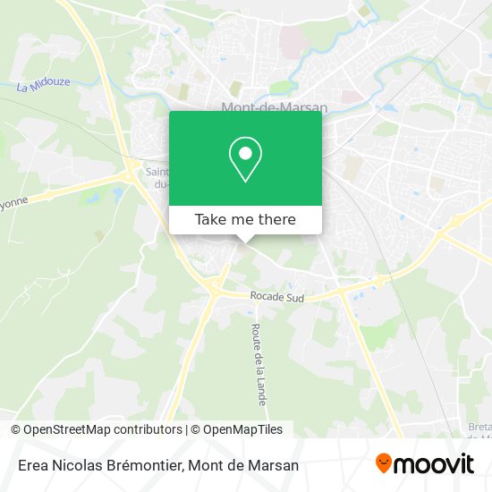 Erea Nicolas Brémontier map