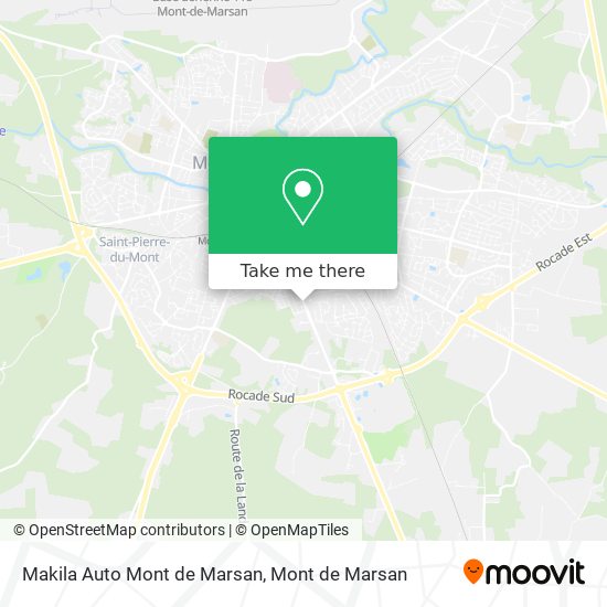 Makila Auto Mont de Marsan map