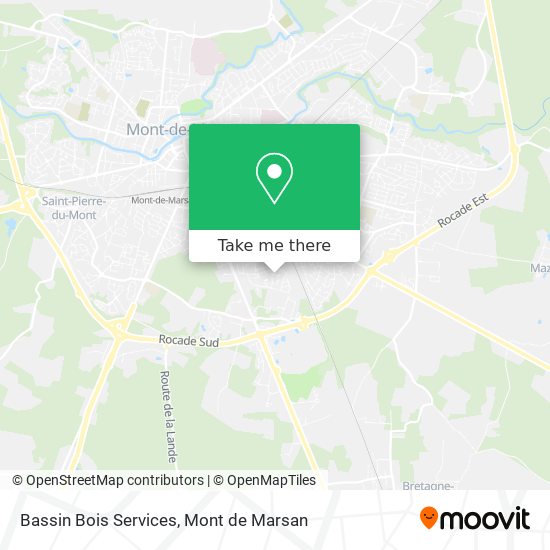 Bassin Bois Services map